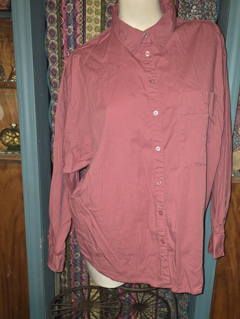 a new day Women's Button-Down Shirt in Dusty Rose
